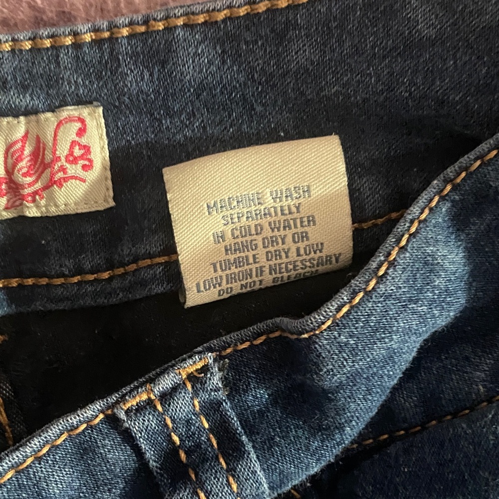 Paris Blues Dark Blue Low Ris Skinny Jeans 5 - Picture 7 of 11